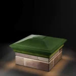 Колпак Monblan с посадкой на 1,5 кирпича (0,7нф) евроформата с LED подсветкой Зеленый