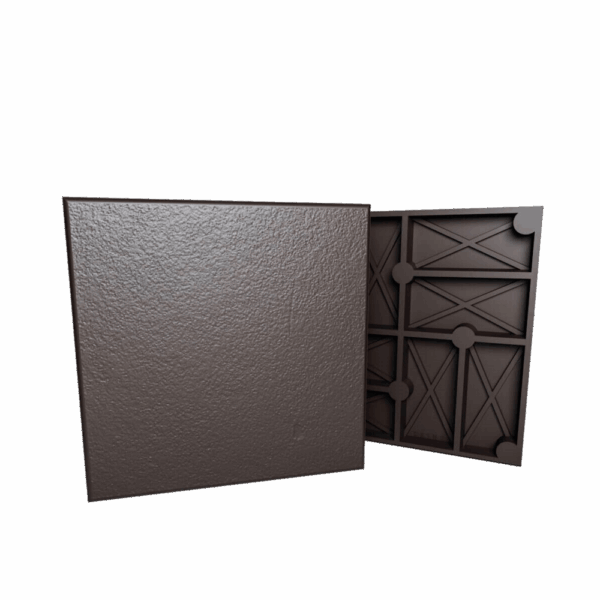 Плитка Stone 330×330×30 мм Коричневый