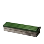 Парапет Bona 130х510 с посадкой на 0,5 кирпича Зеленый