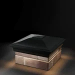 Колпак Monblan с посадкой на 1,5 кирпича (0,7нф) евроформата с LED подсветкой Черный